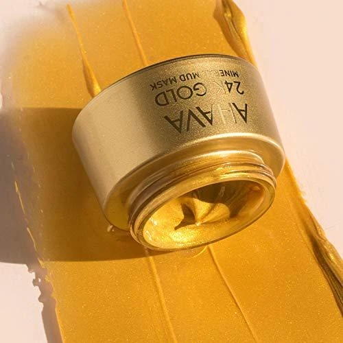 AHAVA 24K Gold Mineral Mud Mask aukso mineralinė purvo kaukė, 50 ml