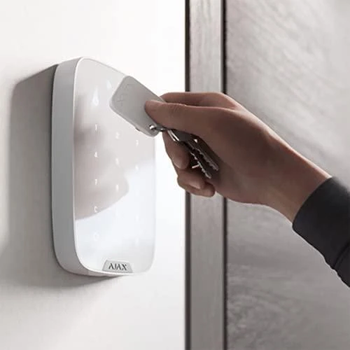 Belaidė klaviatūra Ajax WRL KEYPAD PLUS 26078, balta