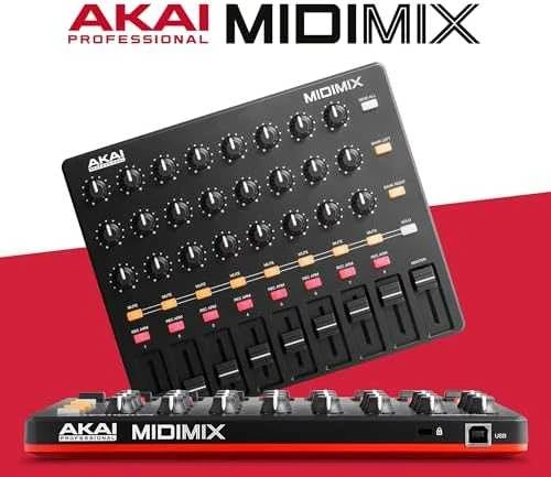 Midi kontroleris  AKAI MIDIMIX, Juodas
