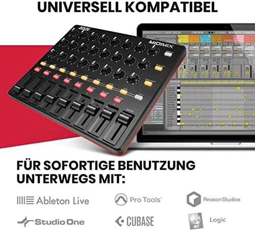 Midi kontroleris  AKAI MIDIMIX, Juodas