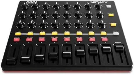 Midi kontroleris  AKAI MIDIMIX, Juodas