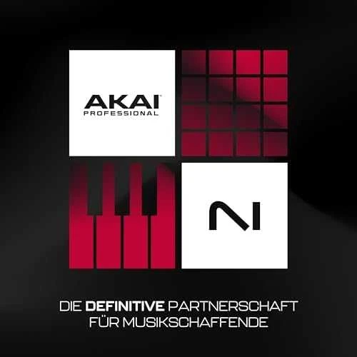 AKAI MPK Mini Play MK3 klaviatūra, juoda/raudona