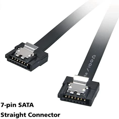 Akasa Proslim SATA 3 Kabelis 50cm gerade – juodas
