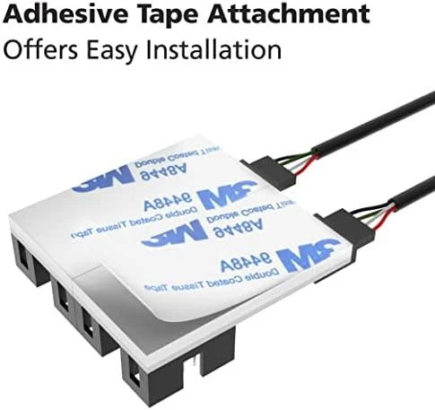 „Akasa“ vidinė USB 2.0 šakotuvo plokštė, įskaitant 30 cm USB laidą