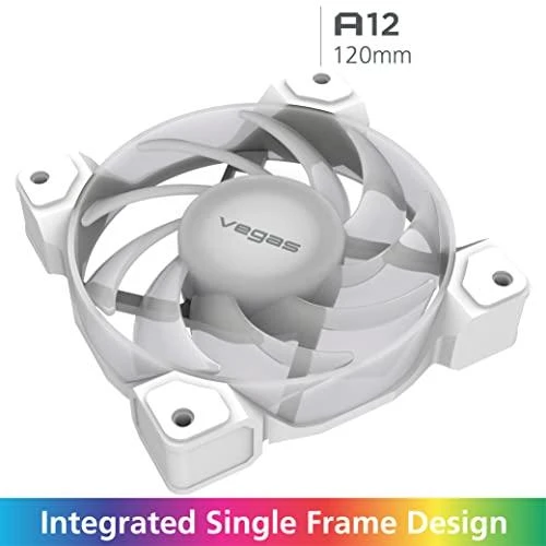 Akasa Vegas A12 Addressable-RGB korpuso ventiliatorius – 120 mm