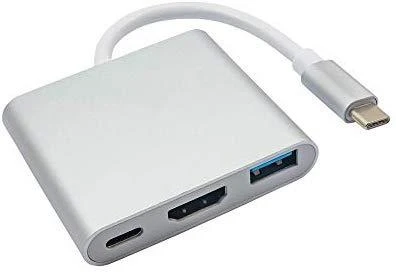 AKYGA AK-AD-57 Hub USB tipo C AK-AD-57 USB A (f) USB tipo c HDMI (f) 15 cm