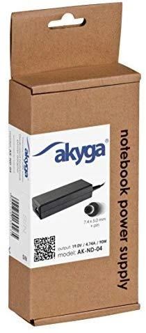 AKYGA AK-ND-04 nešiojamojo kompiuterio maitinimo adapteris AK-ND-04 19V/4.74A 90W 7.4x5.0 mm + kaištis HP