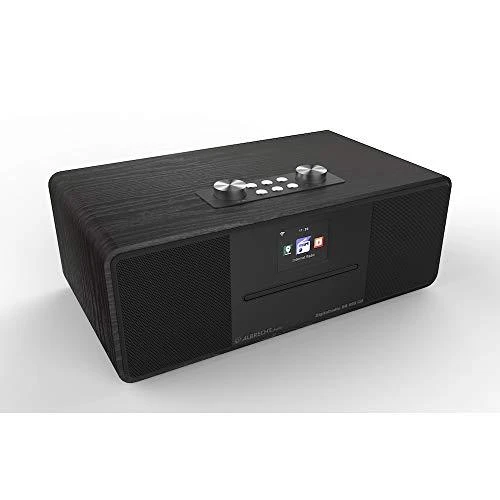 Albrecht DR 690 CD, DAB+/FM/Internet/CD, juodas medinis korpusas, 2,8" spalvotas ekranas,