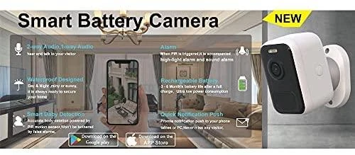 Albrecht Home SC 100 lauko WLAN stebėjimo kamera Full HD naktinio matymo IP65