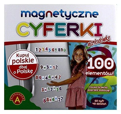 Alexander Magnetinės šaldytuvo raidės 100 gabalų