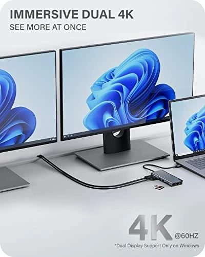 „Alogic Ultra USB-C Dock Plus V2“ USB-C dokas / replikatorius (ULDPLSV2-SGR)