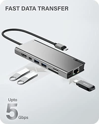 „Alogic Ultra USB-C Dock Plus V2“ USB-C dokas / replikatorius (ULDPLSV2-SGR)