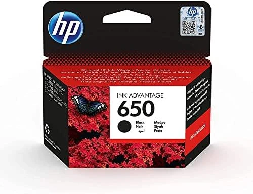 Hewlett Packard (HP) HP 650 Juodas Original Ink Advantage Cartridge