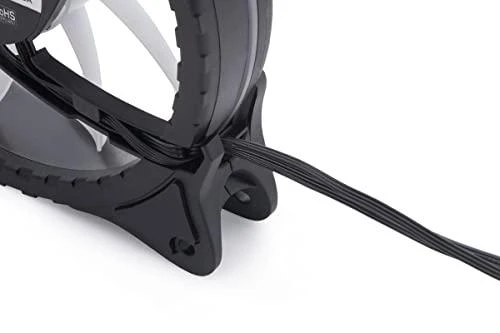 Alphacool Rise Aurora PWM-korpuso ventiliatorius – 120mm, juodos spalvos