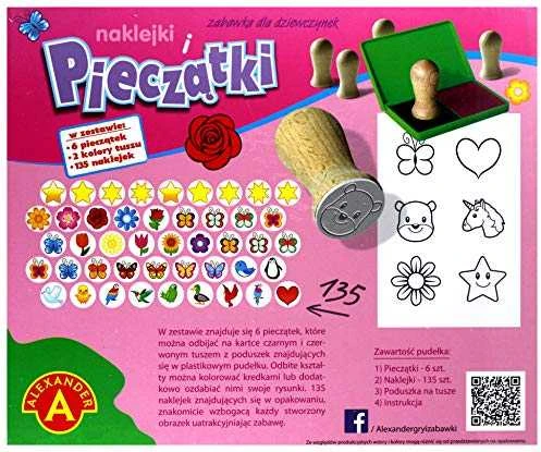 Dėlionė Alexander Antspaudai ir lipdukai mergaitėms - Aleksandras