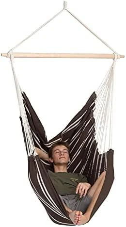 Amazonas Brasil mokas dvigubas hamakas, 160x130 cm, 150 kg