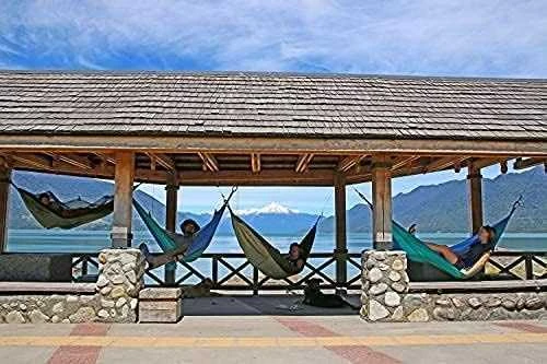 Amazonas Adventure ice-mėlynas kelioninis hamakas, 275x140 cm, itin lengvas (tik 180 gramų)