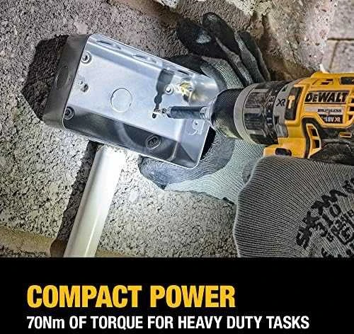 Smūginis suktuvas - gręžtuvas DeWalt DCD796D2-QW, 18V, 70Nm, 2x2.0Ah