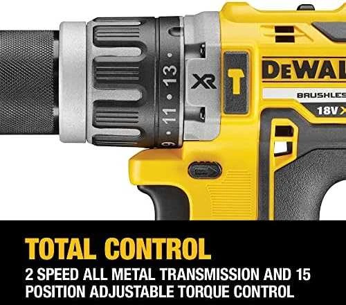 Smūginis suktuvas - gręžtuvas DeWalt DCD796D2-QW, 18V, 70Nm, 2x2.0Ah