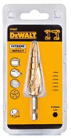 Pakopinis grąžtas Dewalt DT5027-QZ; 6-18 mm