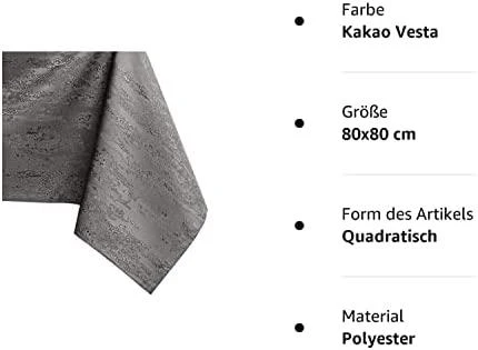 AmeliaHome Staltiesė kakaos spalvos 80×80 cm AH VESTA HMD