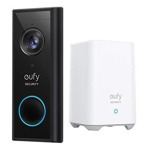 Durų skambučio, kameros ir stotelės komplektas Anker Eufy Video Doorbell 2K