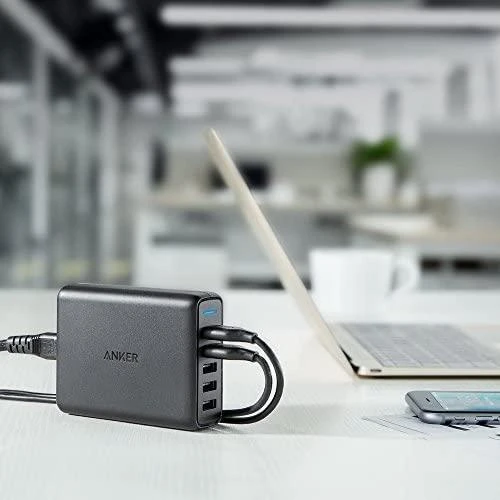 Telefono įkroviklis Anker PowerPort Speed 5 Ports, Quick Charge 3.0, 63W