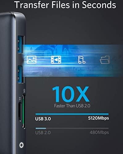 Adapteris Anker PowerExpand 5-in-1 USB C Media Hub