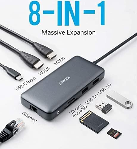 Adapteris Anker PowerExpand 5-in-1 USB C Media Hub