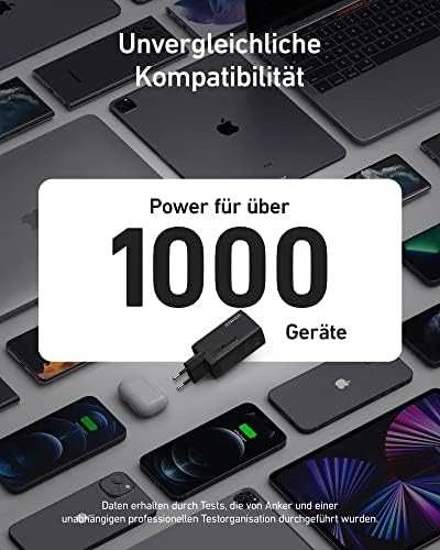 Įkroviklis - Anker 735 Universalus AC Greitas Krovimas 65W Juodas