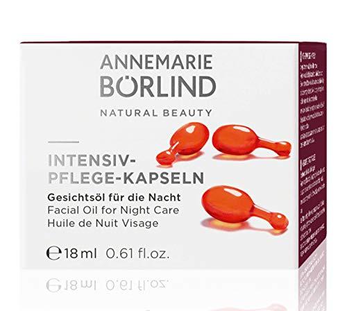 Annemarie Borlind Facial Oil For Night Care Ampules intensyvios naktinės priežiūros aliejaus kapsulės veidui, 18 ml