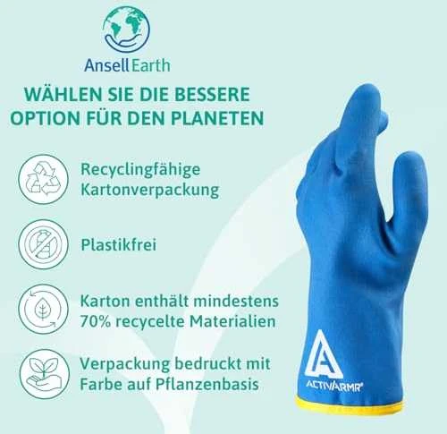 Žieminės apsauginės pirštinės Ansell ActivArmr® 97-681, 9 dydis