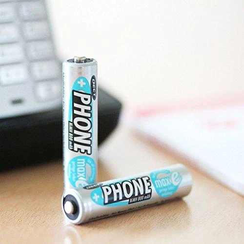 1x2 Ansmann maxE NiMH rech.bat. Mikro AAA 800 mAh DECT TELEFONAS