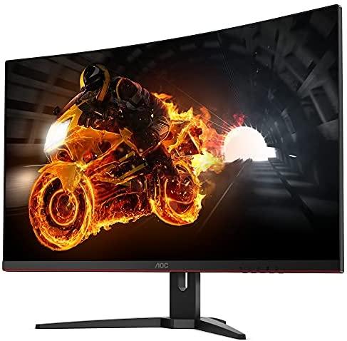 Monitorius AOC CQ32G1 31.5inch VA curved monitor 2560x1440 144Hz 1ms 300cd  DP HDMI | Varle.lt
