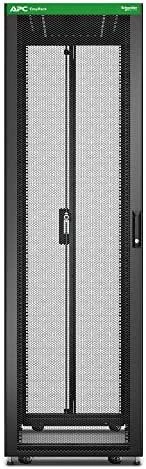 Schneider Electric APC EASY RACK 600mm/42U/1200mm SU STOGU,ŠONINIU PLOKŠTU,RATURIAIS,KOJĖJAIS IR 4 KRONKLIAIS, BE APAČIO, Juodas