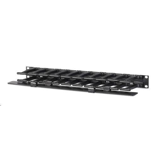 Apc Horizontal Cable Manager 1U x 4 Deep vienpusis su dangteliu