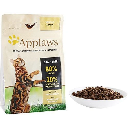 APPLAWS vištiena - sausas kačių ėdalas - 7,5kg