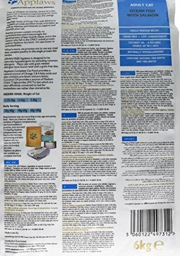 Applaws 5060122497312 sausas maistas katėms 6kg Adult žuvis