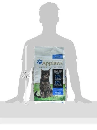Applaws 5060122497312 sausas maistas katėms 6kg Adult žuvis