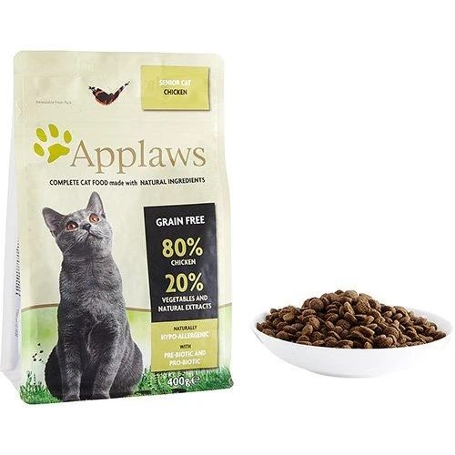 APPLAWS Senior vištiena - sausas kačių ėdalas - 7,5kg