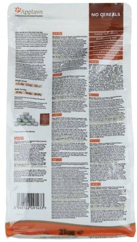 APPLAWS vištiena with lašiša - dry cat food - 2kg