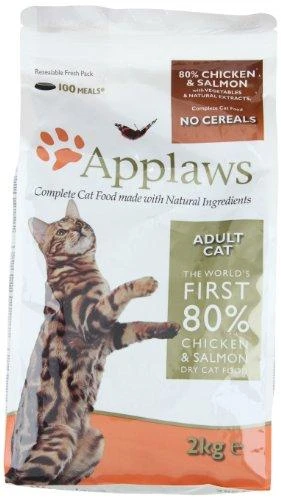 APPLAWS vištiena with lašiša - dry cat food - 2kg