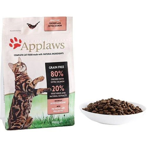 APPLAWS vištiena with lašiša - dry cat food - 2kg