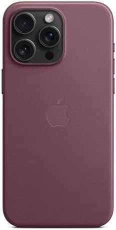 iPhone 15 Pro Max FineWoven dėklas su MagSafe - Juodas