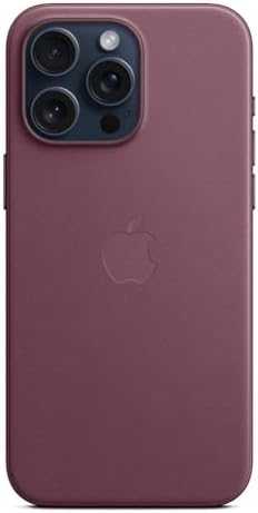 iPhone 15 Pro Max FineWoven dėklas su MagSafe - Juodas