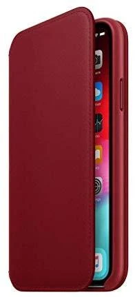 Apple iPhone X odinis atverčiamas dėklas - Rožinis (Soft Pink)