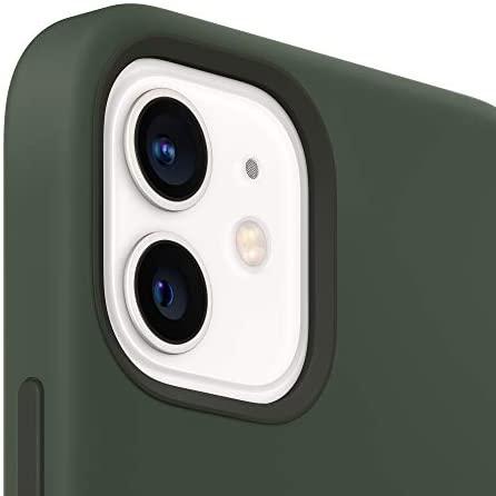 Apple iPhone 12, 12 Pro Silikoninis dėklas su MagSafe, Žalias (Cyprus Green)