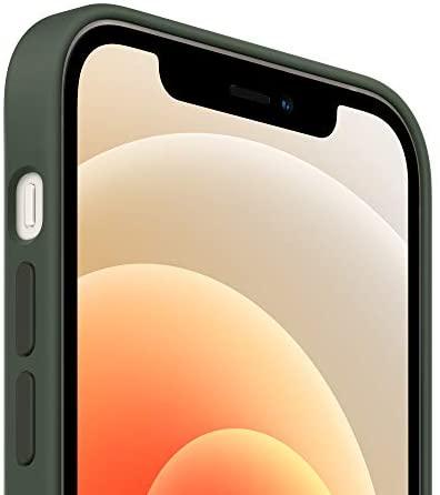 Apple iPhone 12, 12 Pro Silikoninis dėklas su MagSafe, Žalias (Cyprus Green)