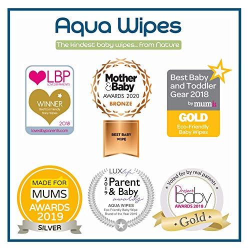 Aqua Water Wipes Aqua Vanduo Wipes AQUA WIPES drėgnos servetėlės 4x64 vnt. AQW64F4B