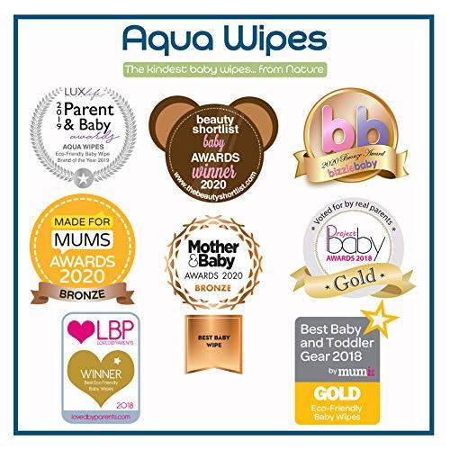 Aqua Water Wipes Aqua Vanduo Wipes AQUA WIPES drėgnos servetėlės 4x64 vnt. AQW64F4B